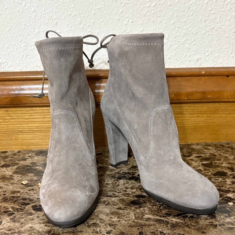 Stuart Weitzman Suede Ankle Boots